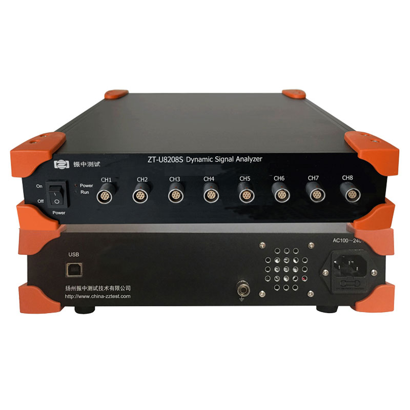 ZT-U8208S USB 8通道 128k/CH 电压/IEPE/电荷/应变 动态信号分析仪