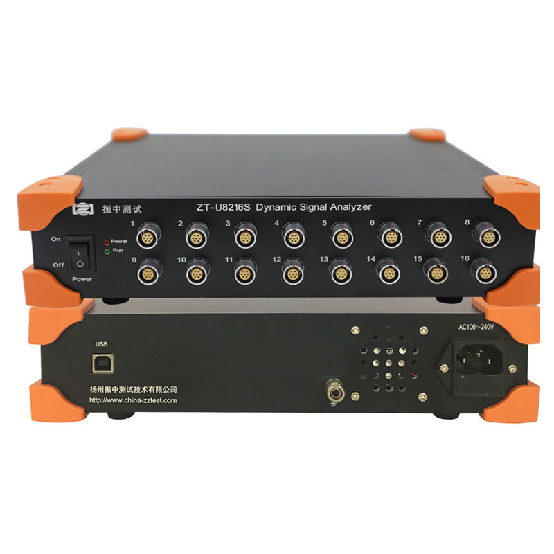 ZT-U8216S USB 16通道 128k/CH 电压/IEPE/电荷/应变 动态信号分析仪