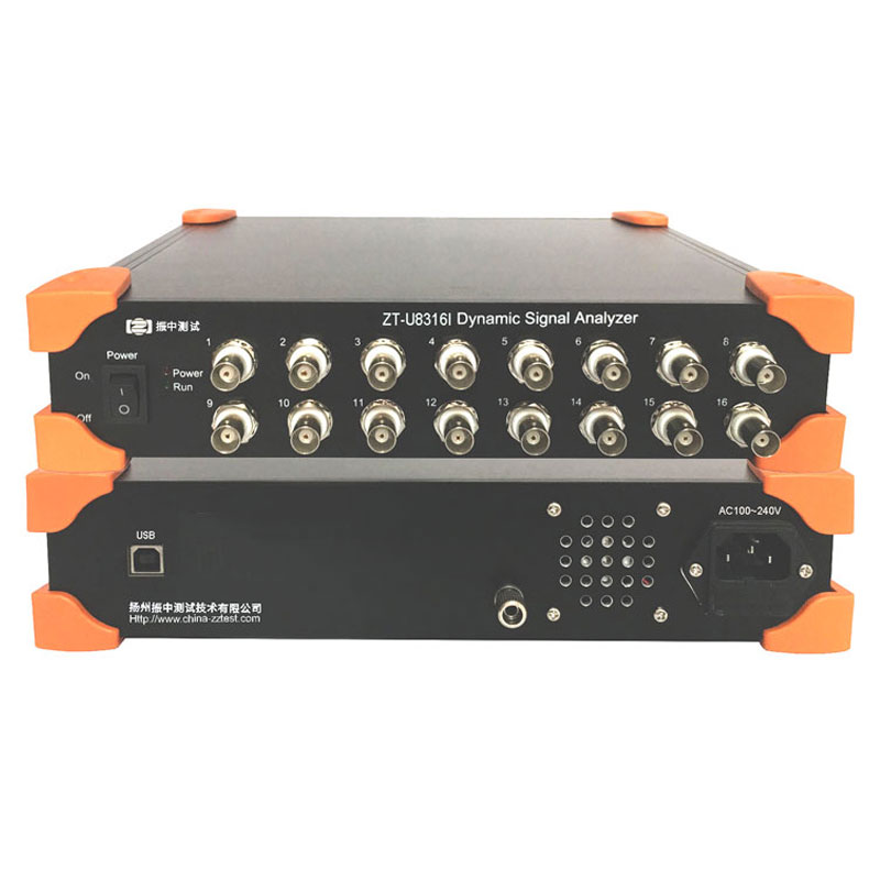 ZT-U8316I USB 16通道 256k/CH 电压/IEPE 动态信号分析仪