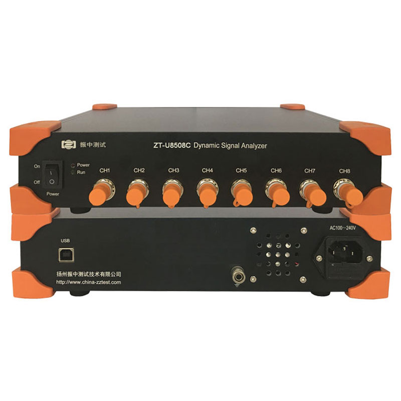 ZT-U8508C USB 8通道 1M/CH 电压/IEPE/电荷 动态信号分析仪