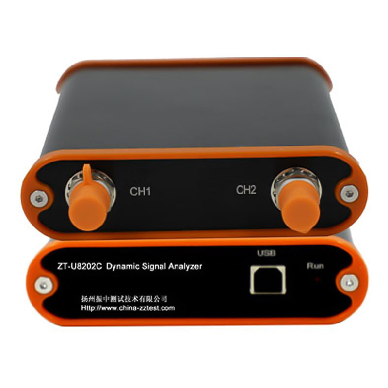 ZT-U8202C USB 2通道 128k/CH 电压/IEPE/电荷 动态信号分析仪