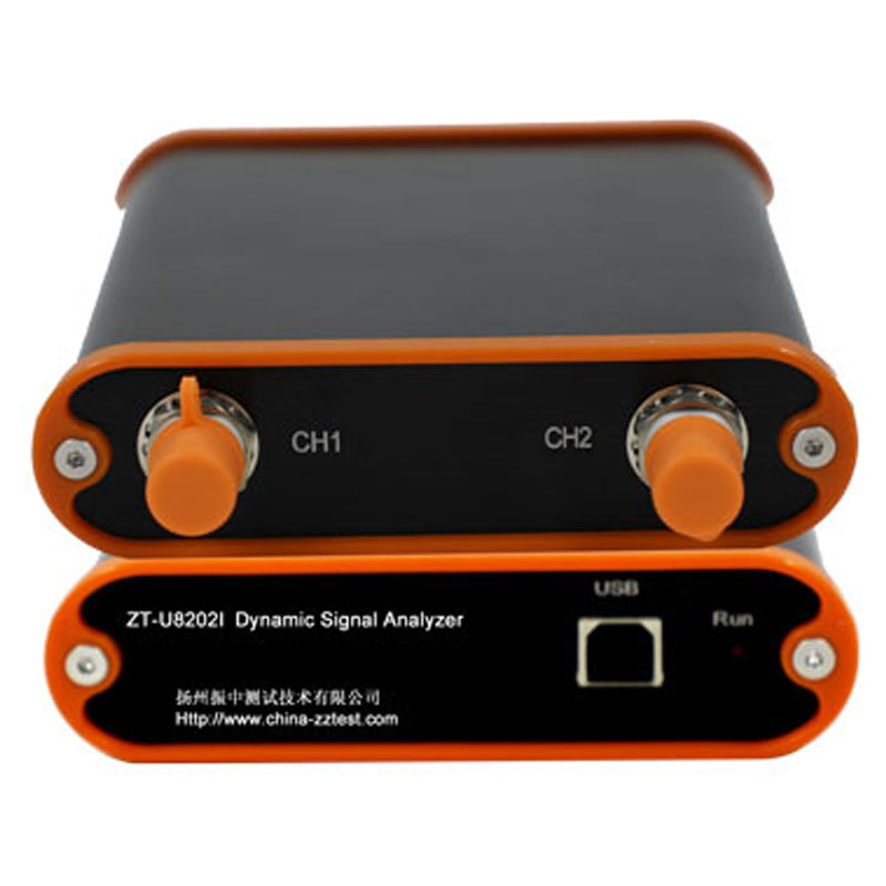 ZT-U8202I USB 2通道 128k/CH 电压/IEPE 动态信号分析仪