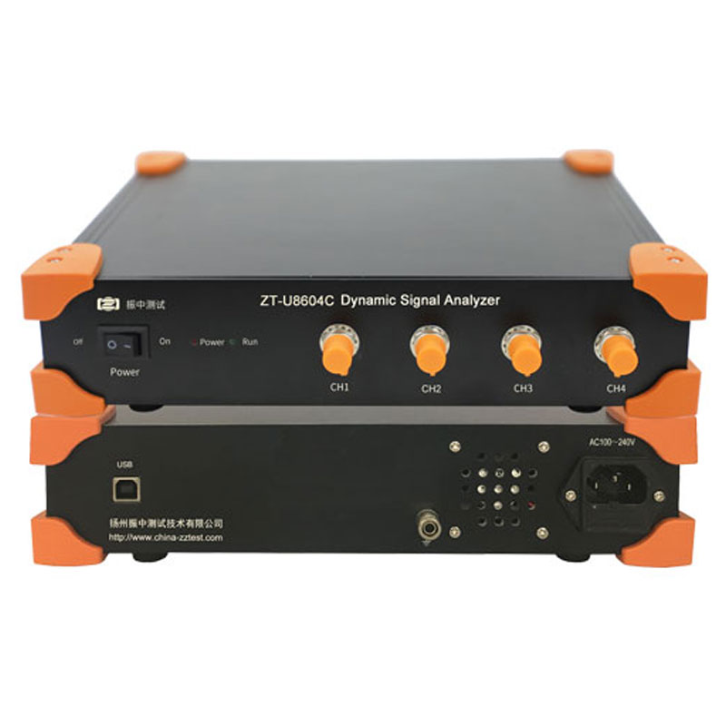 ZT-U8604C USB 4通道 2M/CH 电压/IEPE/电荷 动态信号分析仪